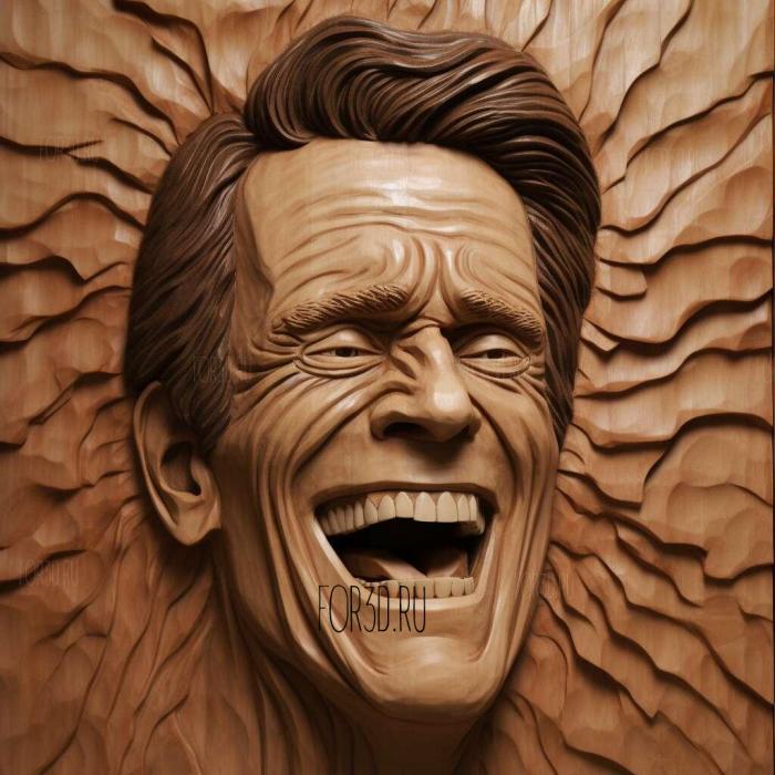 jim carrey 4 stl model for CNC